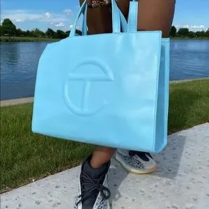 Telfar | Bags | Large Pool Blue Telfar With Original Tag Bag